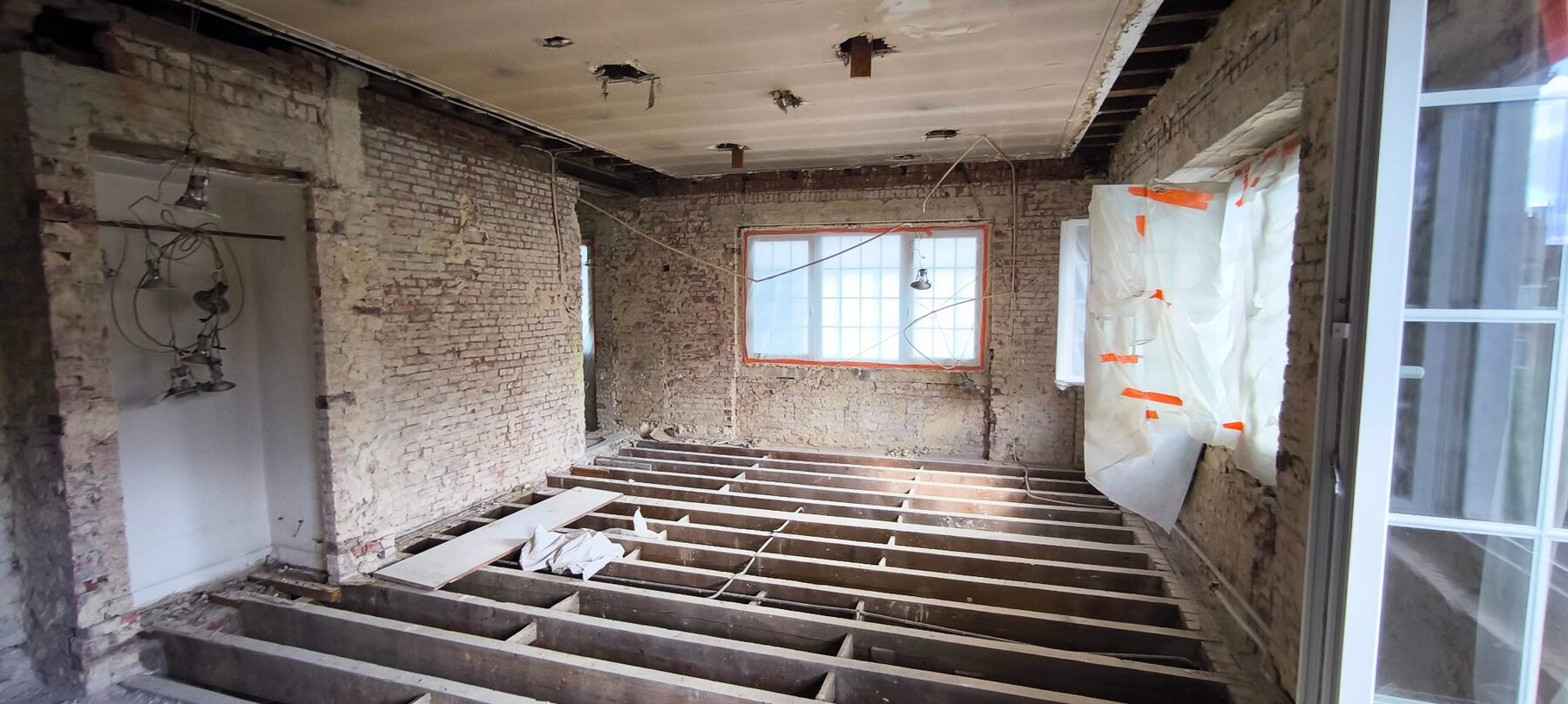 Demontage en voorbereiding op een CityPro-werf
